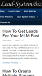 Mobile Screenshot of lead-system.biz