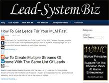 Tablet Screenshot of lead-system.biz